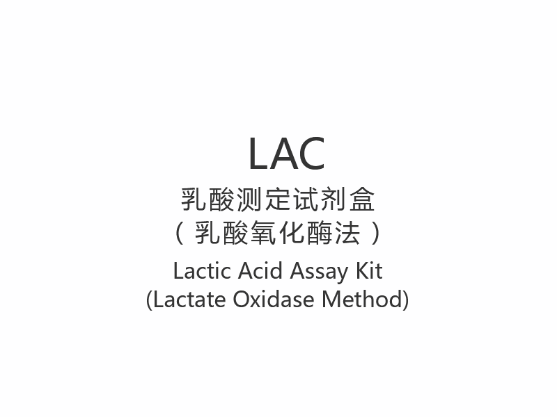 【LAC】 Kit de testare a acidului lactic (metoda lactat-oxidază)